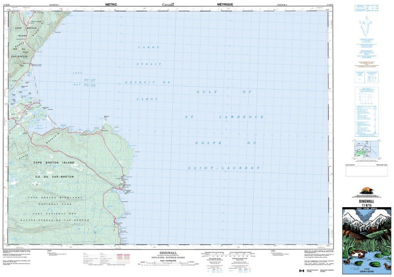 011K16 - DINGWALL - Topographic Map