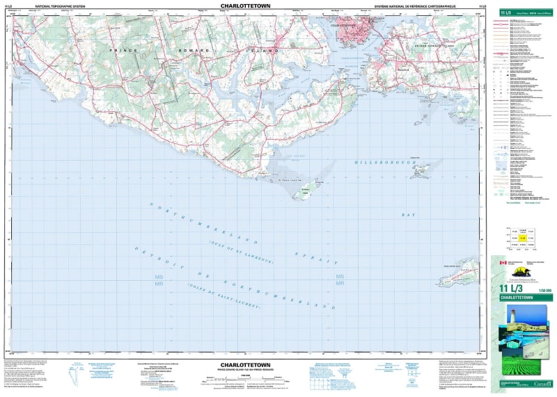 011L03 - CHARLOTTETOWN - Topographic Map