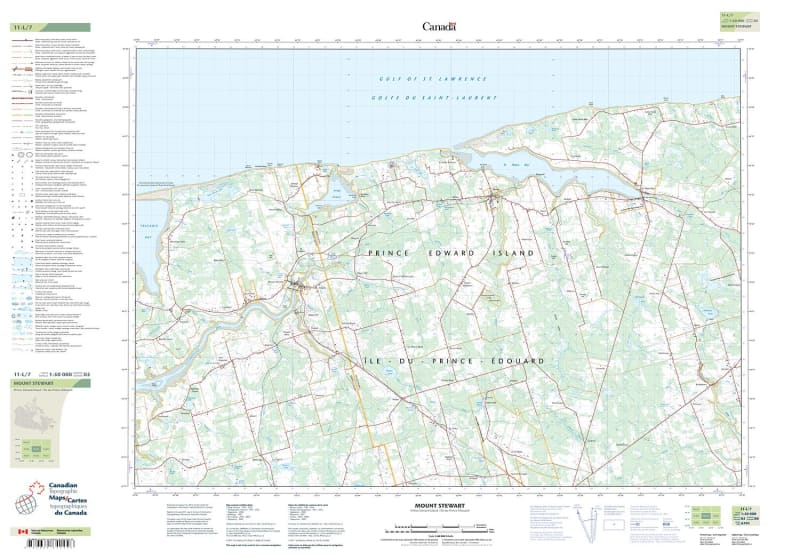 011L07 - MOUNT STEWART - Topographic Map