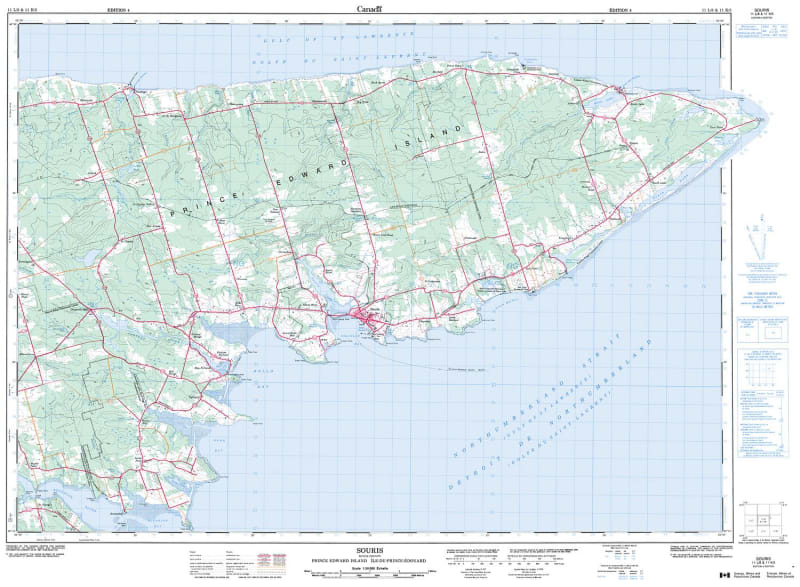 011L08 - SOURIS - Topographic Map