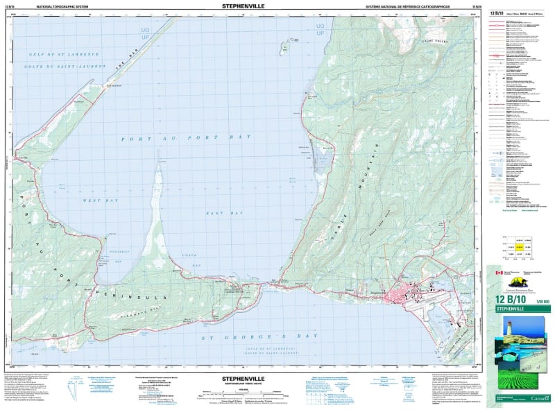 012B10 - STEPHENVILLE - Topographic Map