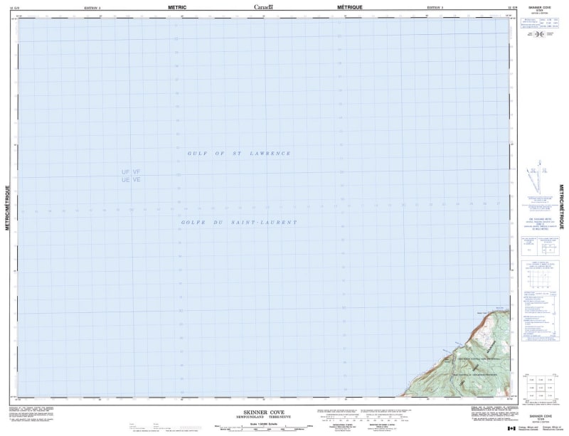 012G09 - SKINNER COVE - Topographic Map