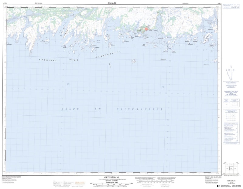 012K02 - LA ROMAINE - Topographic Map