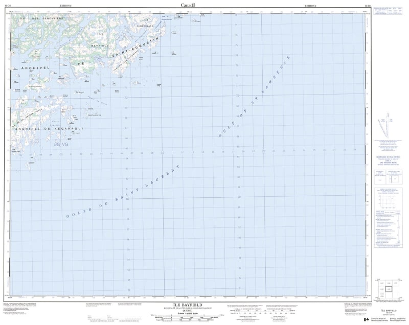 012O01 - ILE BAYFIELD - Topographic Map