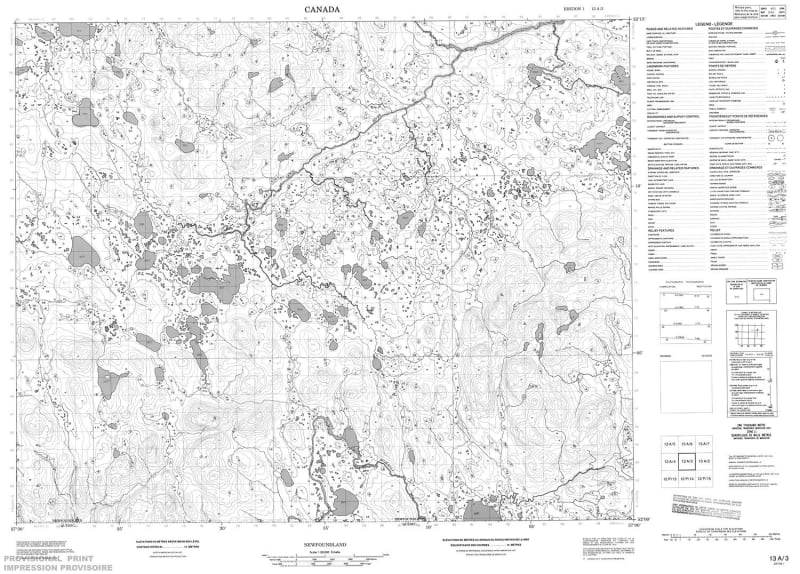 013A03 - NO TITLE - Topographic Map