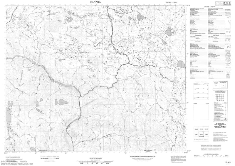 013A04 - NO TITLE - Topographic Map