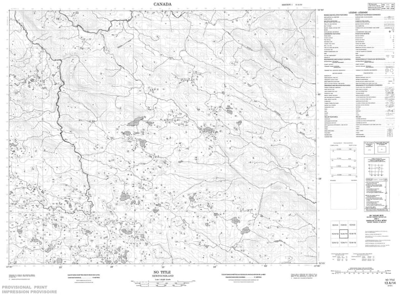 013A14 - NO TITLE - Topographic Map