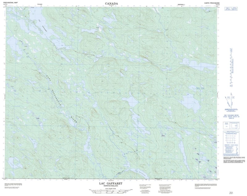 013C04 - LAC GAFFARET - Topographic Map