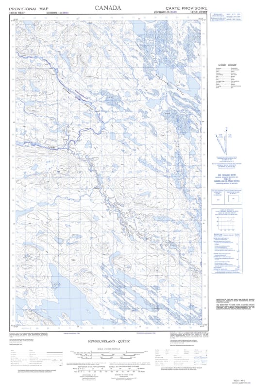 013D11W - NO TITLE - Topographic Map
