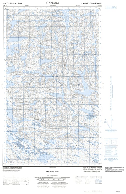 013D15E - NO TITLE - Topographic Map