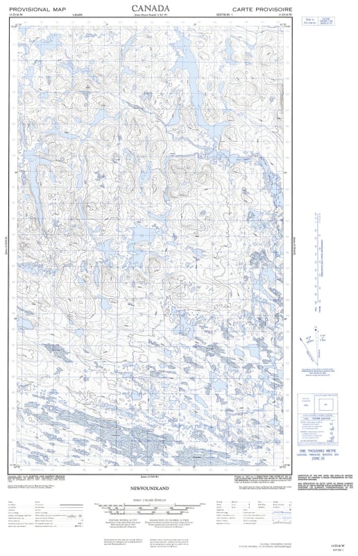 013D16W - NO TITLE - Topographic Map