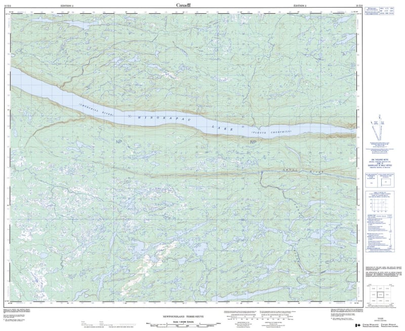 013E02 - NO TITLE - Topographic Map