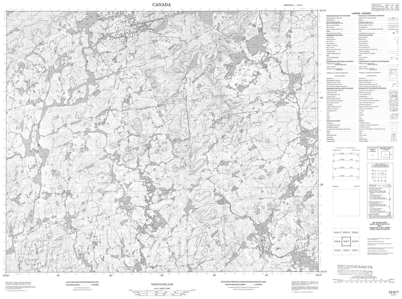 013G07 - NO TITLE - Topographic Map