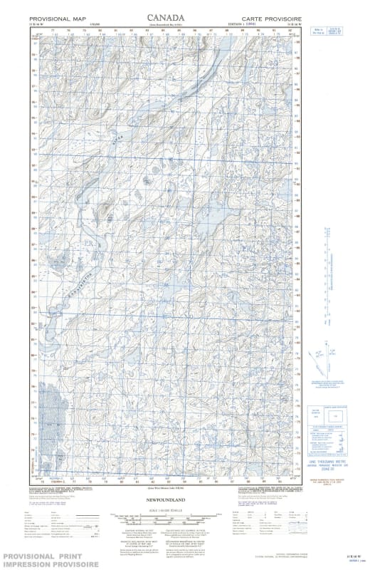013K16W - MCGRATH LAKE - Topographic Map
