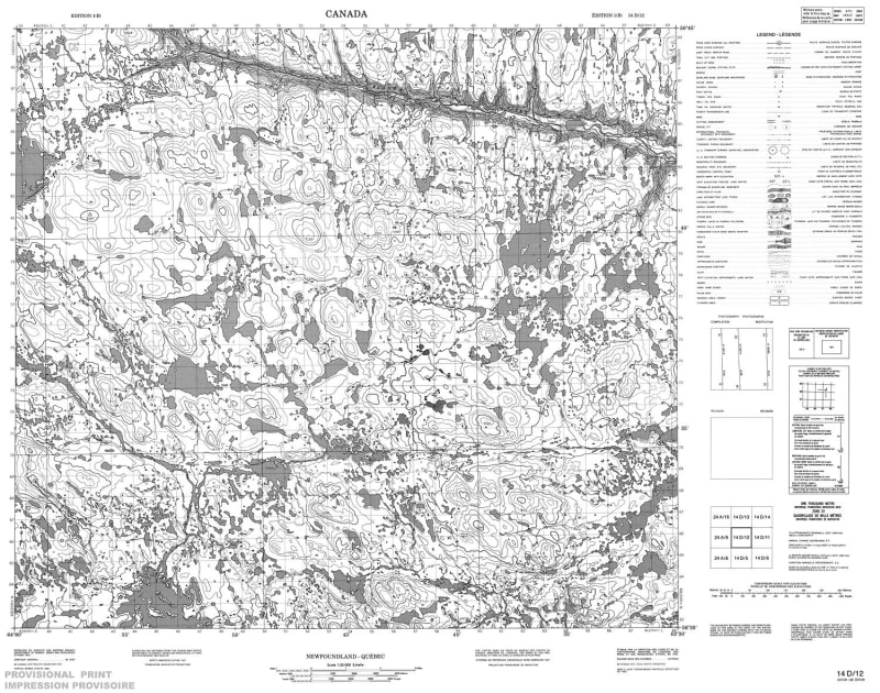 014D12 - NO TITLE - Topographic Map