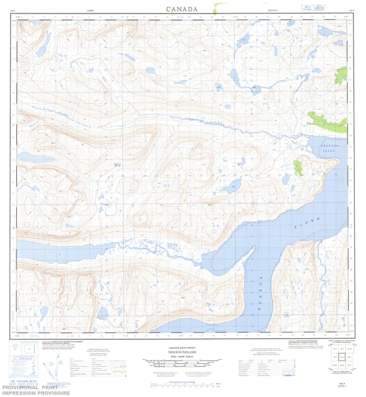 014L03 - IKARUT RIVER - Topographic Map