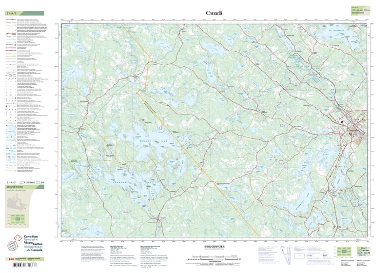 021A07 - BRIDGEWATER - Topographic Map