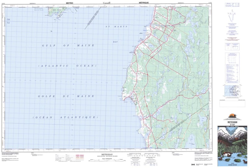 021B01 - METEGHAN - Topographic Map