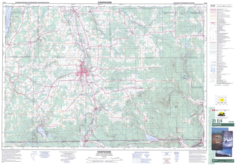 021E04 - COATICOOK - Topographic Map