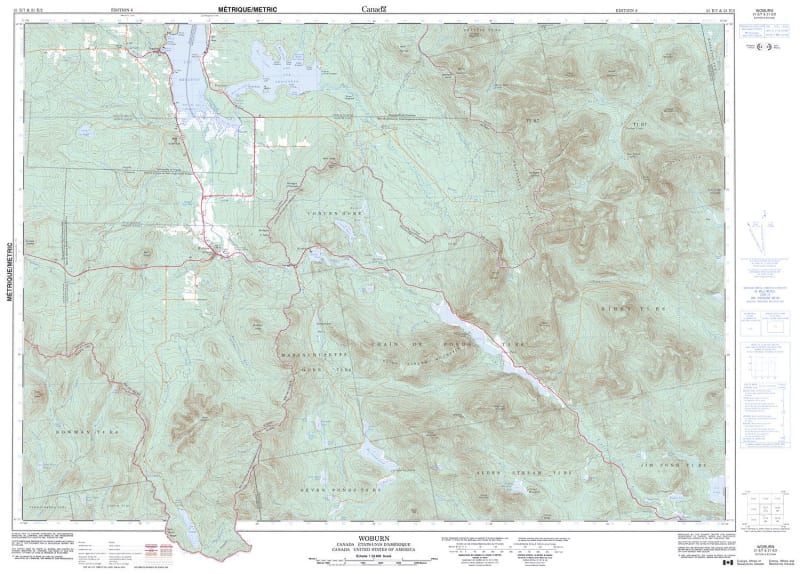 021E07 - WOBURN - Topographic Map