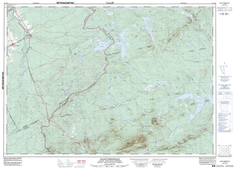 021E16 - SAINT-THEOPHILE - Topographic Map
