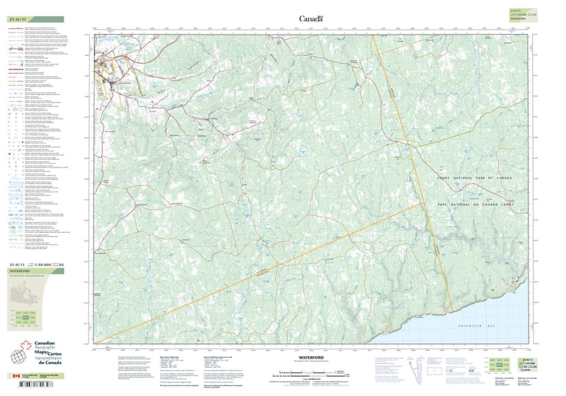 021H11 - WATERFORD - Topographic Map