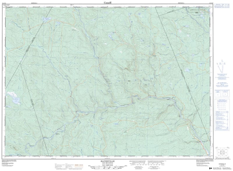 021J10 - HAYESVILLE - Topographic Map