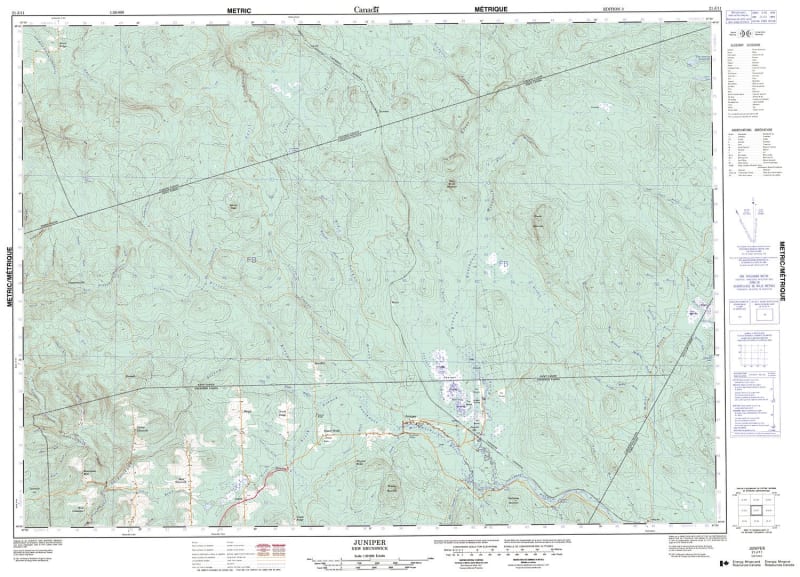 021J11 - JUNIPER - Topographic Map