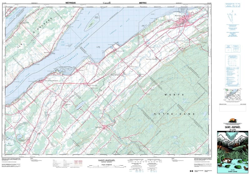 021L15 - SAINT-RAPHAEL - Topographic Map