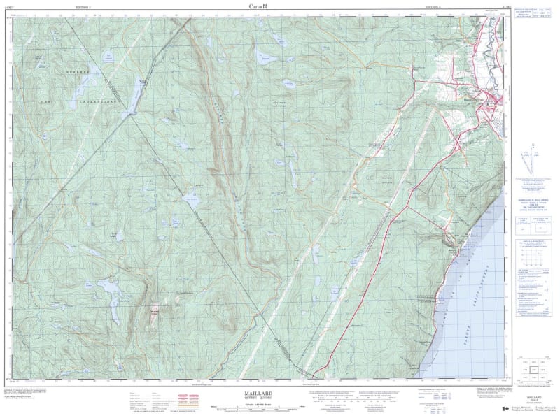 021M07 - MAILLARD - Topographic Map