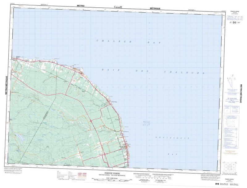 021P13 - POINTE VERTE - Topographic Map
