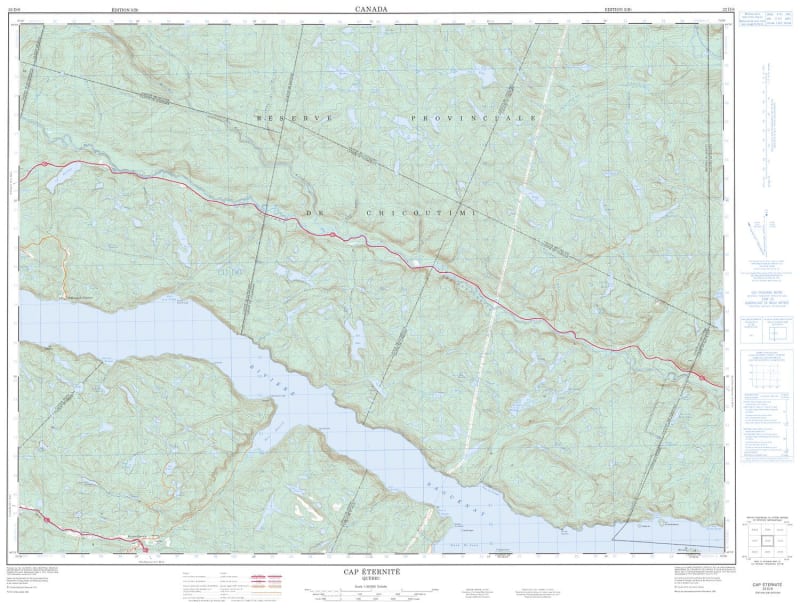 022D08 - CAP ETERNITE - Topographic Map