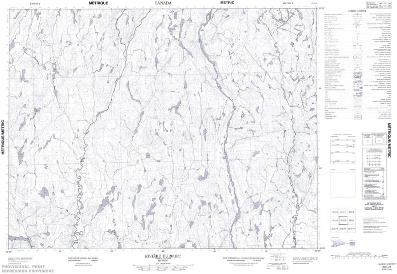 022L02 - RIVIERE DURFORT - Topographic Map