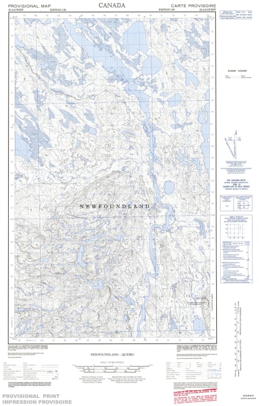 023A08W - NO TITLE - Topographic Map