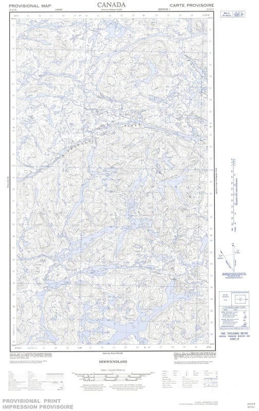 023J03E - NO TITLE - Topographic Map