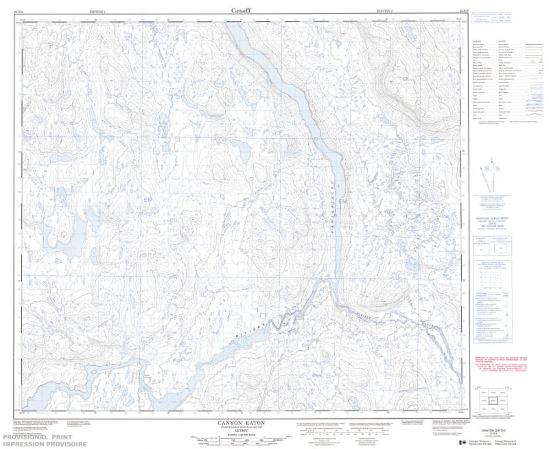023N09 - CANYON EATON - Topographic Map