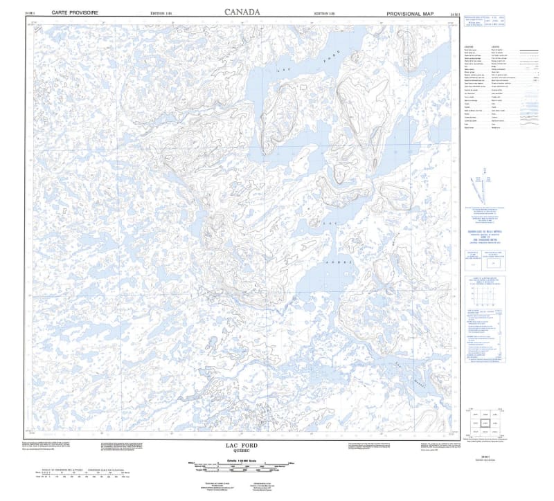 024M01 - LAC FORD - Topographic Map