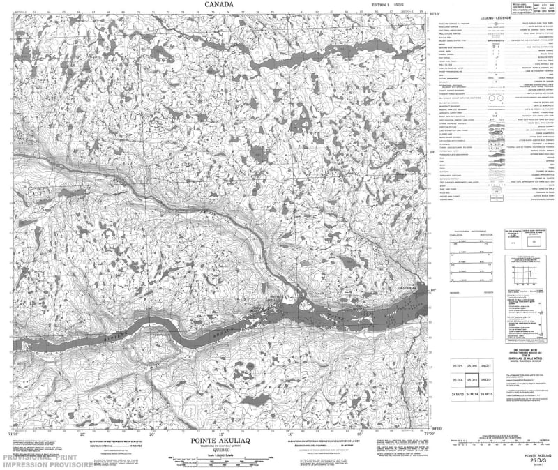 025D03 - POINTE AKULIAQ - Topographic Map