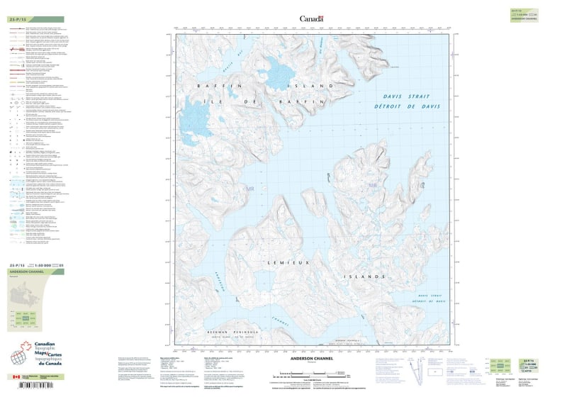 025P15 - ANDERSON CHANNEL - Topographic Map