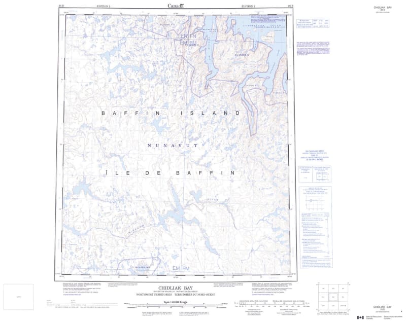 026B - CHIDLIAK BAY - Topographic Map