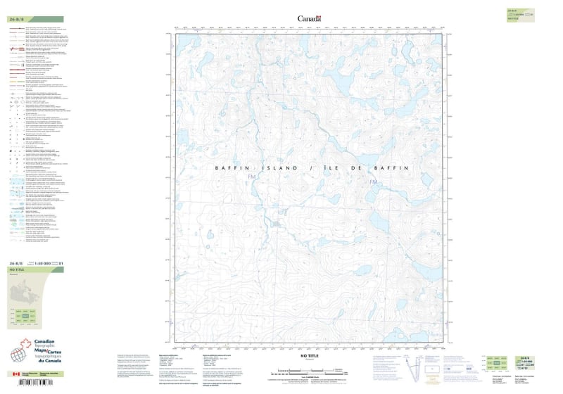 026B08 - NO TITLE - Topographic Map