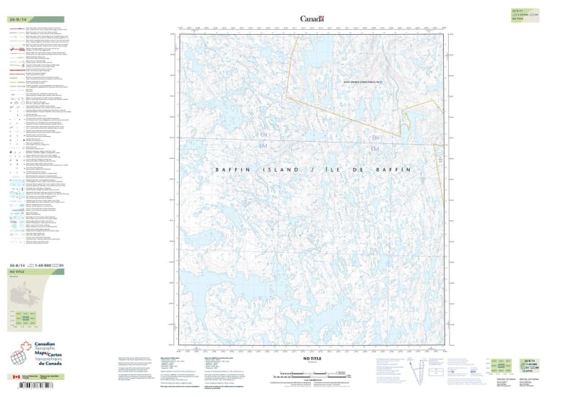 026B14 - NO TITLE - Topographic Map