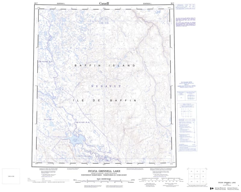 026C - SYLVIA GRINNELL LAKE - Topographic Map