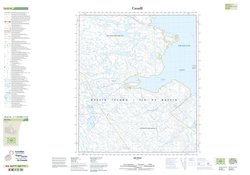 026D10 - NO TITLE - Topographic Map