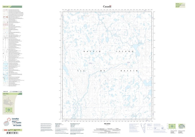026E08 - NO TITLE - Topographic Map