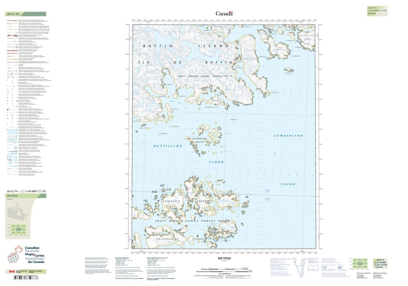 026G14 - AUNIAKVIK BAY - Topographic Map