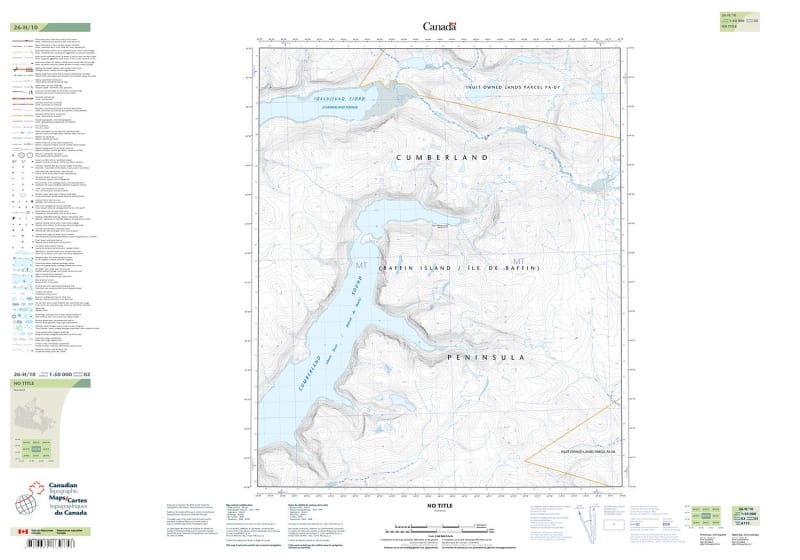 026H10 - NO TITLE - Topographic Map