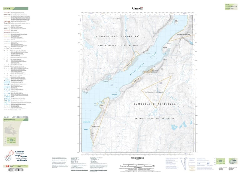 026I04 - PANGNIRTUNG - Topographic Map