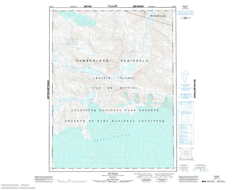026O11 - NO TITLE - Topographic Map
