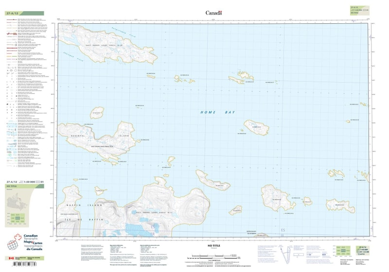 027A12 - KEKERTAL ISLAND - Topographic Map